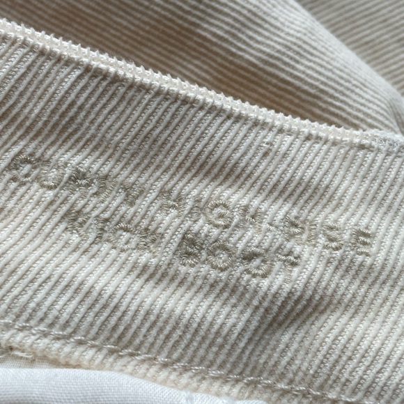 American Eagle Curvy High Rise Kick Boot Corduroy Pants Cream 10 Cottagecore - Picture 6 of 10